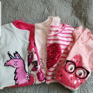 Girls sequined top bundle size 7/8